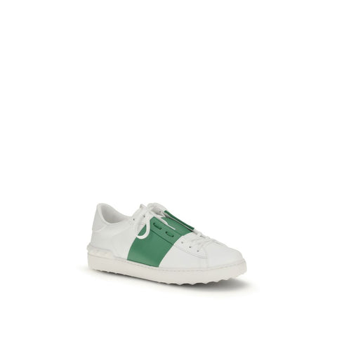 Baskets basses Valentino Garavani en cuir de veau blanc Bos Taurus