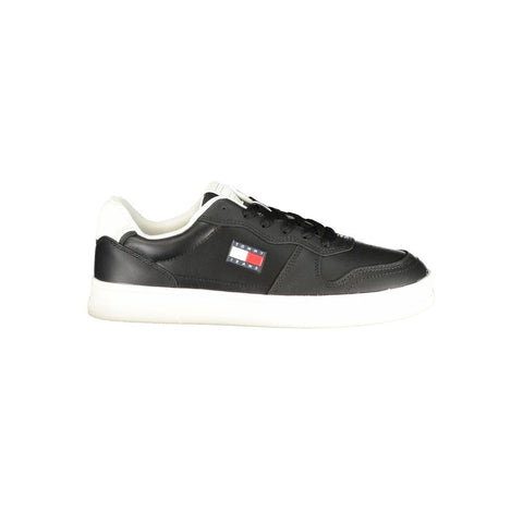 Baskets Tommy Hilfiger noires en polyuréthane pour femme