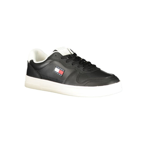 Baskets Tommy Hilfiger noires en polyuréthane pour femme