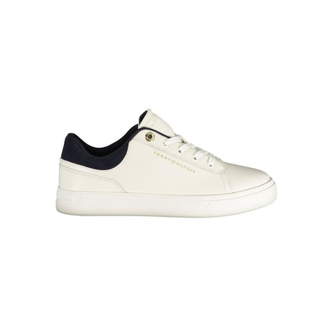Tommy Hilfiger Baskets blanches en polyuréthane pour femme