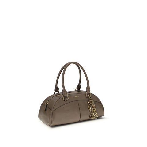 Sac à main Chloé Gray en cuir de veau Bos Taurus