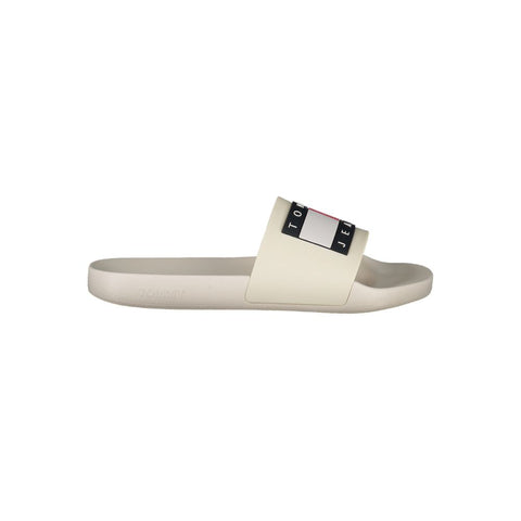Pantoufles Tommy Hilfiger en polyuréthane beige pour homme