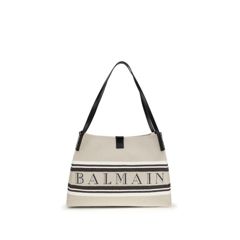 Sac porté épaule Balmain en coton multicolore