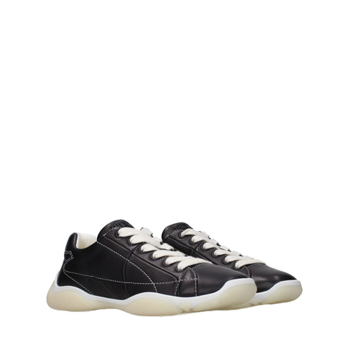 Prada Sneaker aus schwarzem Leder