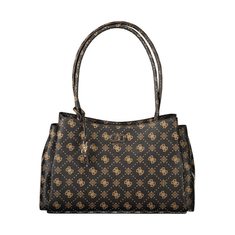 Guess Jeans Marrone Polyurethane Women Handbag