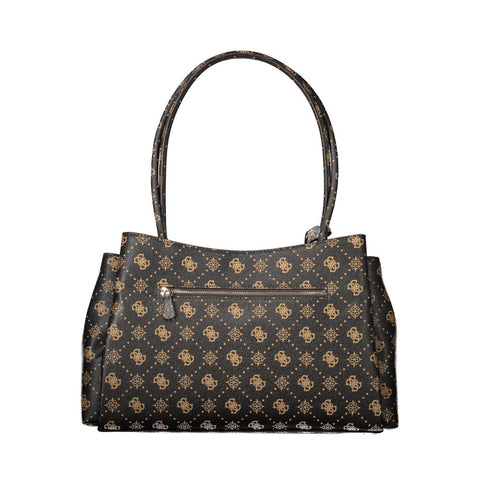 Guess Jeans Marrone Polyurethane Women Handbag