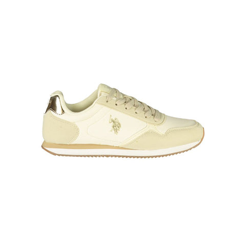 U.S. POLO ASSN. Baskets beiges en polyuréthane pour femme