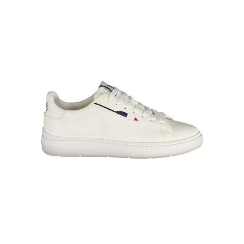 U.S. POLO ASSN. Baskets blanches en polyester pour femme
