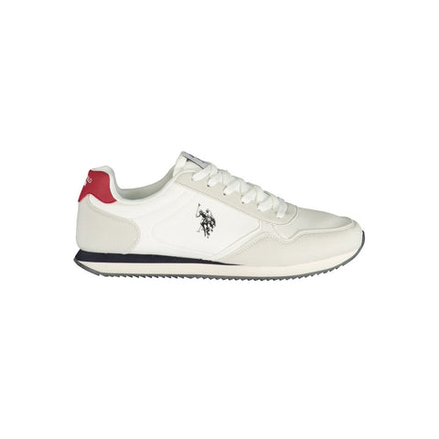 U.S. POLO ASSN. Baskets blanches en polyuréthane pour homme