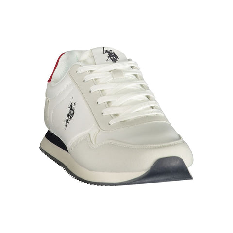 U.S. POLO ASSN. Baskets blanches en polyuréthane pour homme