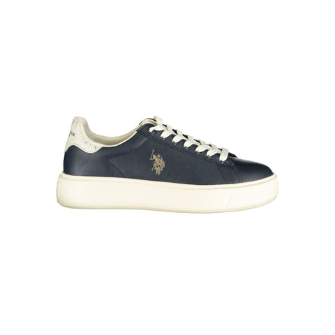 U.S. POLO ASSN. Baskets Femme en Polyuréthane Bleu