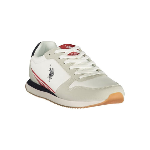 U.S. POLO ASSN. Baskets blanches en polyuréthane pour homme