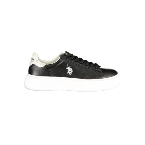 U.S. POLO ASSN. Baskets Noires en Polyuréthane pour Femme