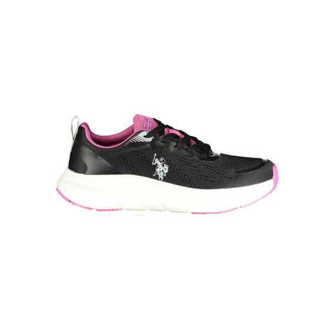 U.S. POLO ASSN. Baskets Noires en Tissu pour Femme