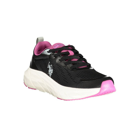 U.S. POLO ASSN. Baskets Noires en Tissu pour Femme