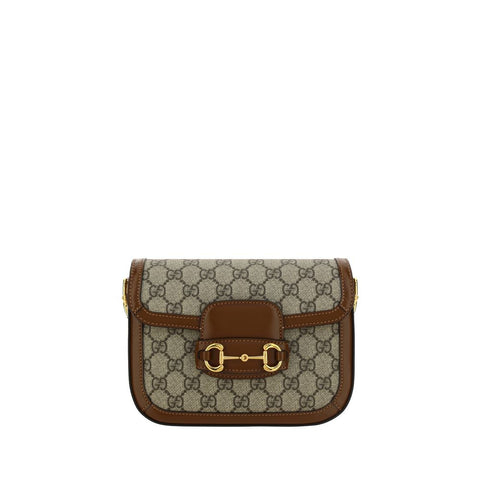 Sac à main Gucci marron en polyéthylène