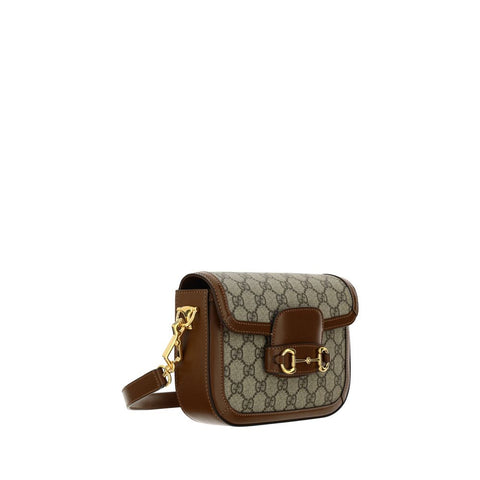 Sac à main Gucci marron en polyéthylène