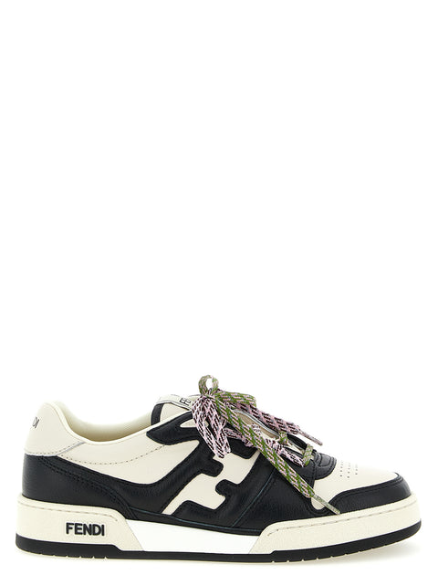Baskets Fendi bicolores en veau