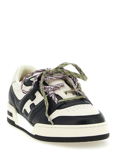 Baskets Fendi bicolores en veau