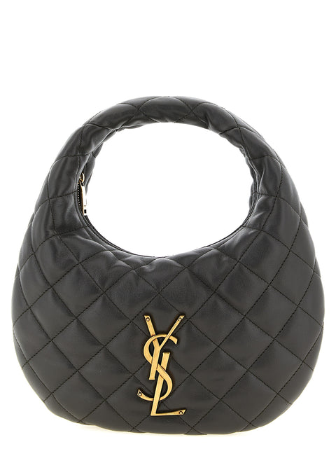 Sac à main Saint Laurent en cuir d'agneau marron