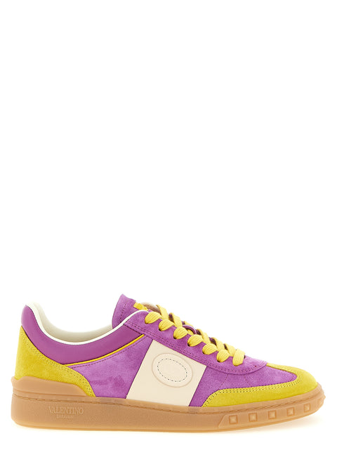 Baskets Athletic Valentino Garavani en veau multicolore