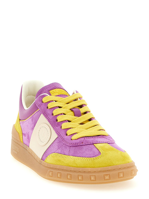 Baskets Athletic Valentino Garavani en veau multicolore