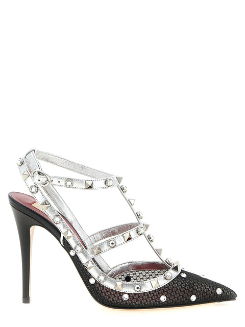 Escarpins à talons hauts en polyester multicolore Valentino Garavani
