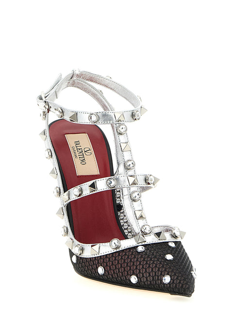 Escarpins à talons hauts en polyester multicolore Valentino Garavani