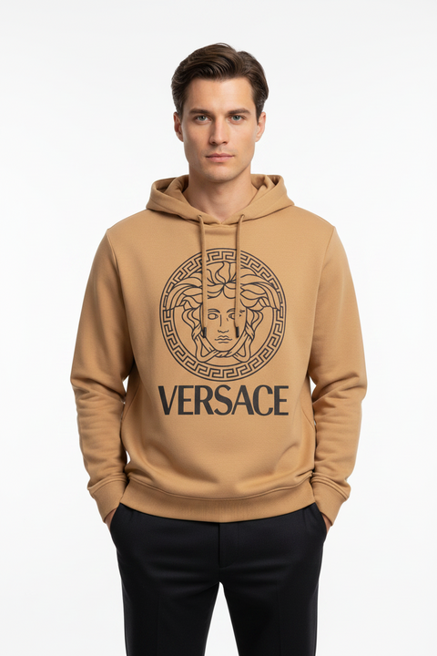 Versace Brown Cotton Sweatshirt