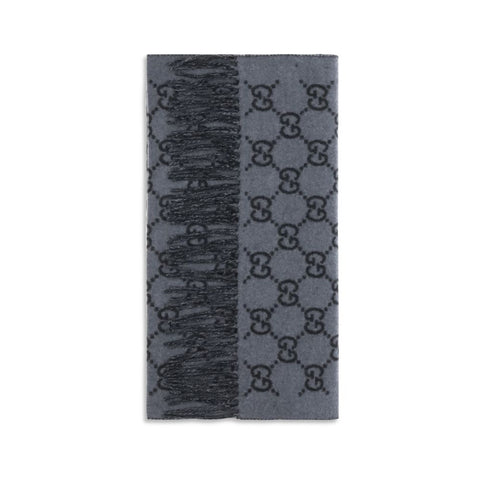 Gucci Blue Cashmere Foulard