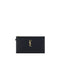 Saint Laurent Black Calf Leather Bos Taurus Clutch Bag