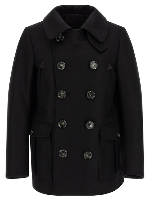 Dsquared² Black Wool Coat