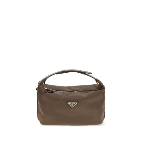 Prada Brown Recycled Polyamide Handbag