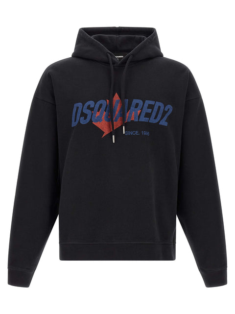 Dsquared² Black Cotton Sweatshirt