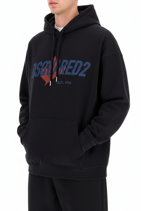 Dsquared² Black Cotton Sweatshirt