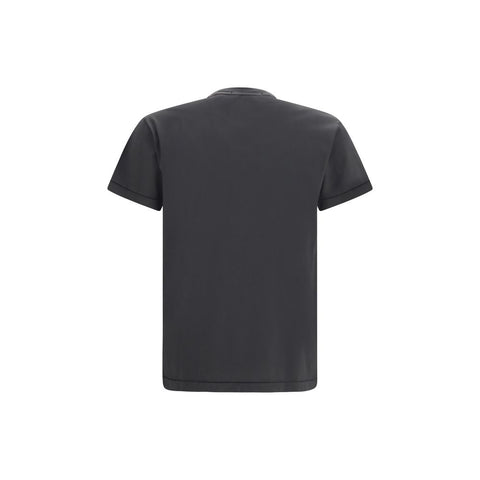 Stone Island Gray Cotton T-Shirt