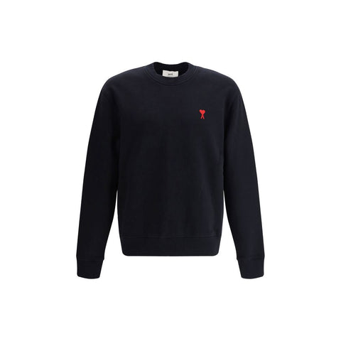Ami Paris Black Cotton Sweatshirt