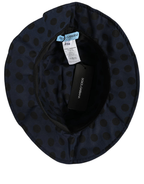 Bob Dolce & Gabbana en coton à pois bleus et noirs