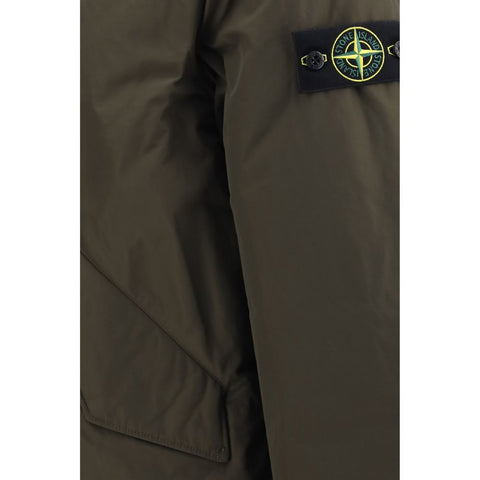 Stone Island Bicolor Polyester Shell Jacket