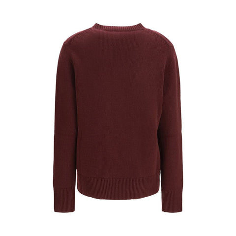 Burberry Bordeaux Wool Oves Aries Sweatshirt — Laine | Motif Knight
