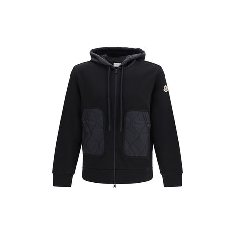 Moncler Black Cotton Sweatshirt
