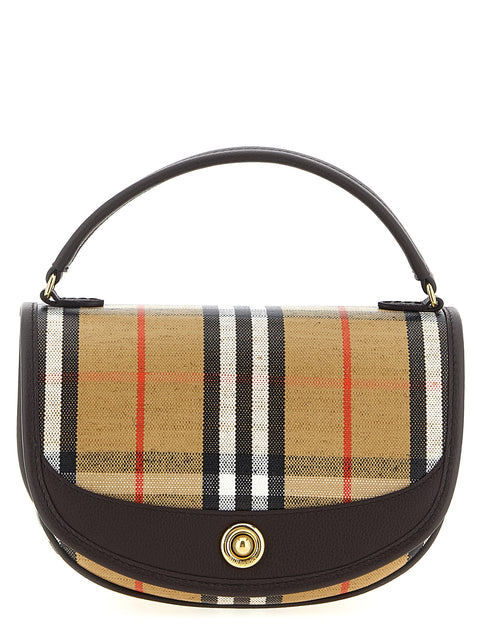 Burberry Multicolor Cotton Shoulder Bag — Coton | Motif check Highlands