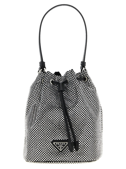 Prada Gray Viscose Handbag