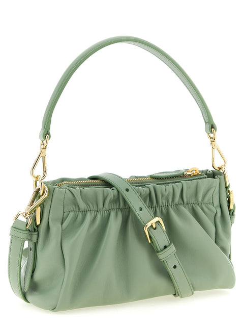 Prada Bicolor Lamb Leather Shoulder Bag — Cuir d'agneau