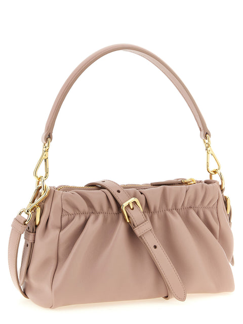 Prada Multicolor Lamb Leather Shoulder Bag — Agneau | Triangle émaillé