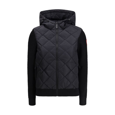 Canada Goose Black Wool Oves Aries Full-Length Jacket