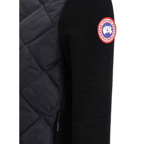 Canada Goose Black Wool Oves Aries Full-Length Jacket