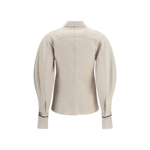 Brunello Cucinelli Beige Cotton Shirt