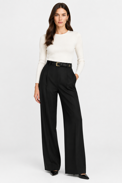 Prada Black Calfskin Regular Belt