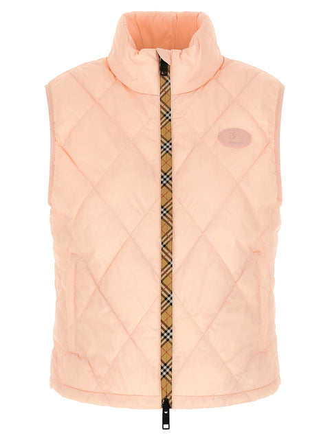 Burberry Multicolor Polyamide Sleeveless Jacket